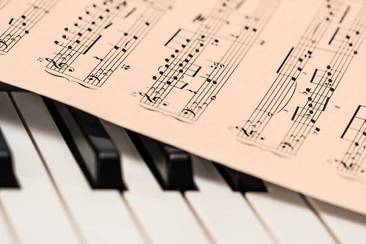piano en bladmuziek